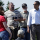 President Barack Obama speaks with visitors at Cadillac Mountain in Acadia National Park in Bar Harbor, Maine, on July 16, 2010.
YURI GRIPAS/AFP/Getty Images